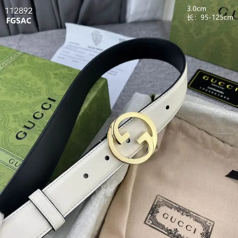 Gucci belt 30mmX95-125cm 8L (15)